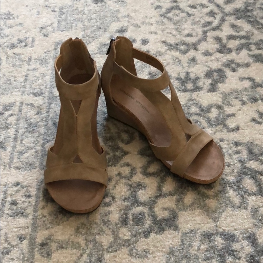 Adrienne Vittadini Suede Sandals